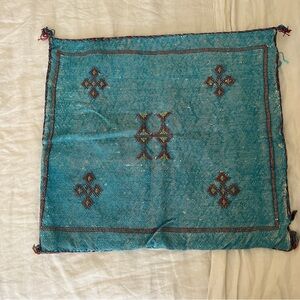 Moroccan sabra cactus silk pillow cover